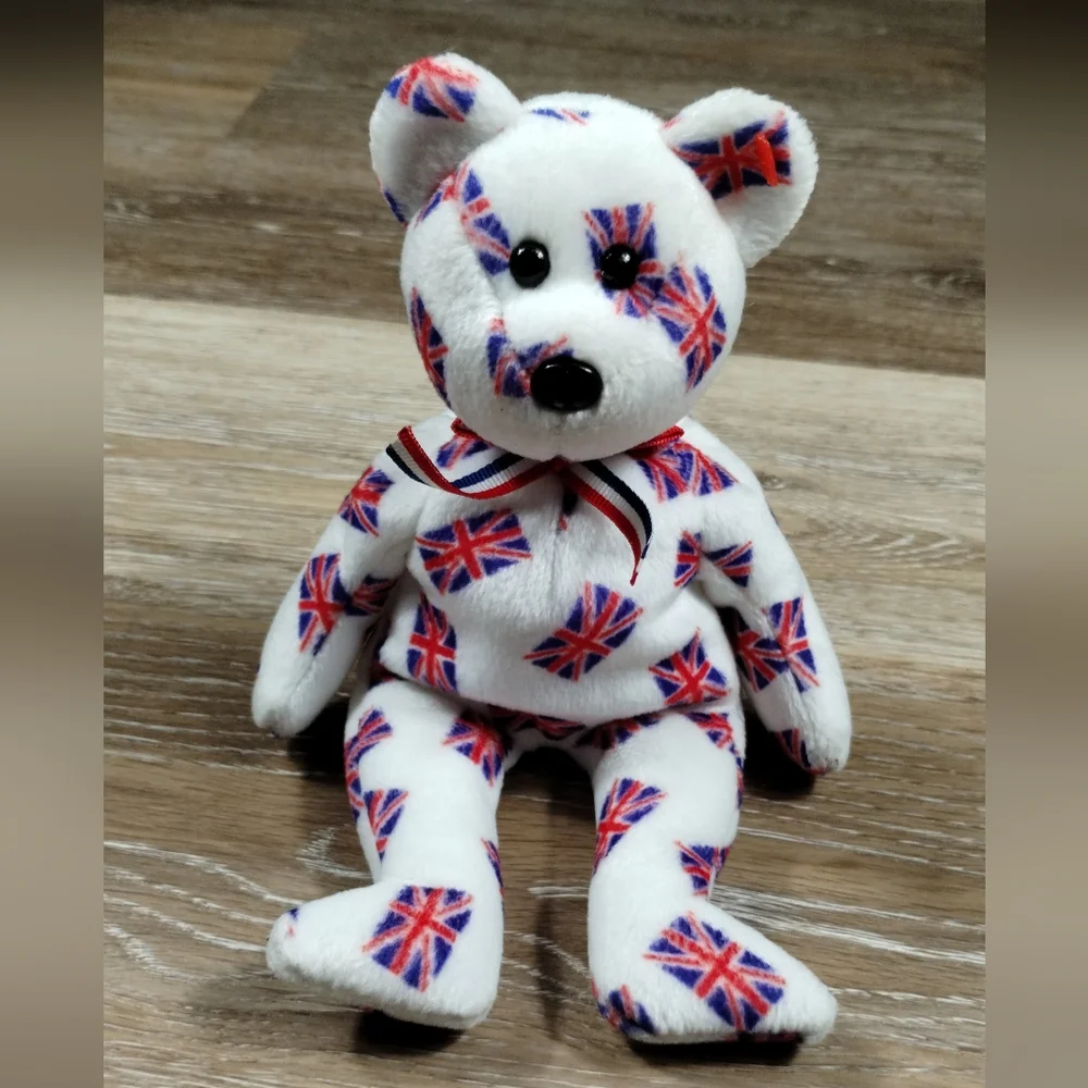 -Ty Beanie Babies “Jack” the Bear - UK Exclusive 9in - Picture 3 of 13